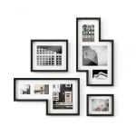 Комплект от 4 броя рамки за снимки MINGLE GALLERY, цвят черен, UMBRA Канада