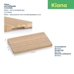 Бамбукова кухненска дъска 45 x 27 см Kiana, KELA Германия