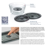 Стъклена кутия за храна 2.2 л с херметическо затваряне, KELA Германия