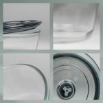 Стъклена кутия за храна 2.2 л с херметическо затваряне, KELA Германия