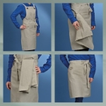 Кухненска престилка Puro, цвят бежов, KELA Германия