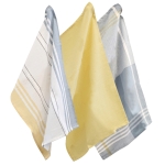 Комплект от 3 бр домакински кърпи за съдове 65 х 45 см Pasado - жълто-сини, KELA Германия