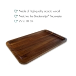 Акациева табла /поднос 29 x 18 см Nishio, BREDEMEIJER Нидерландия