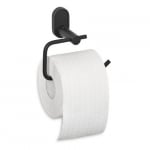 Стойка за тоалетна хартия за стенен монтаж Alessio - черен цвят, KELA Германия