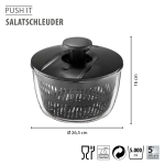 Центрофуга за салата Ø 25 см PUSH IT, GEFU Германия