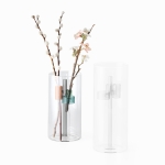 PHILIPPI Стъклена ваза за цветя GIARDINO - размер S