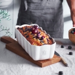 Керамична форма за печене на десерт / хляб 29 х 13.5 х 9 см MADELEINE LOAF DISH цвят екрю, EMILE HENRY