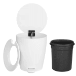 Кош за отпадъци AVA - цвят бял - 3 л, BLOMUS Германия