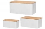 Комплект 3 броя метални кутии с бамбуков капак - 2л./4,8л./8,9л MAKU, Tammer Brands Финландия