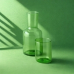 PHILIPPI Кана / гарафа с чаша 700 мл VIVA - зелена