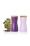 Сет мелнички за сол и пипер 13 см Twin, цвят тъмно и светлолилаво, AdHoc Германия