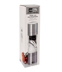 Двойна малка мелничка за сол и пипер 15 см DuoMill - стоманена, AdHoc Германия