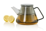 стъклена чайник с филтър