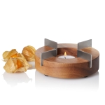 Стъклен чайник 1.2 л Yuna с поставка за подгряване, AdHoc Германия