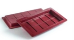 Сет от 2 бр. форми за Дубайски шоколад 25 х 14 см - тъмно червени, COOX Германия