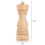 Мелничка за сол 18 см LONDON, цвят натурален - с механизъм за прецизност, COLE & MASON Англия