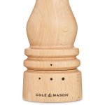 Мелничка за сол 18 см LONDON, цвят натурален - с механизъм за прецизност, COLE & MASON Англия