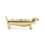 Поставка за пръстени DACHSIE, дакел - цвят месинг, UMBRA Канада