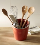 Керамичен съд за прибори UTENSIL POT, цвят трюфел, EMILE HENRY Франция
