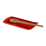 Керамична поставка за прибори за готвене SPOON REST, цвят червен, EMILE HENRY Франция