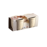 Комплект 2 броя купички / рамекини 8.5 см RAMEKINS SET N°8, цвят екрю, EMILE HENRY Франция