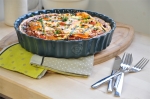 Форма за тарт Ø 24 см DEEP FLAN DISH, цвятзелен кедър, EMILE HENRY Франция