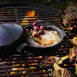 Форма за печене с капак BBQ CHEESE BAKER, Ø 20 см, цвят трюфел, EMILE HENRY Франция