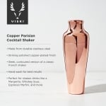 Шейкър за коктейли 740 мл Parisan Copper, цвят мед, VISKI Америка