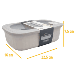 кутия за храна 1.6 литра - пластмаса