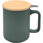 зелена керамична чаша за чай