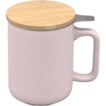 чаша за чай с филтър 375 мл - розова