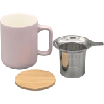 розова керамична чаша за чай