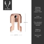 Тапа за шампанско Polished Copper, VISKI Америка