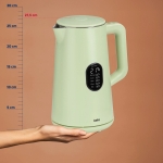 Електрическа кана 1.5 литра, 1800 W Santos - цвят мача, KELA Германия