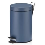 Кош за отпадъци с педал 3 литра Monaco, син цвят, KELA Германия