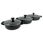 Индукционна плитка тенджера със стъклен капак Ø 24 см, Nerthus Испания