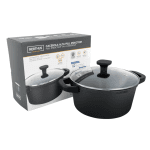 Индукционна тенджера със стъклен капак - Ø 28 см, Nerthus Испания