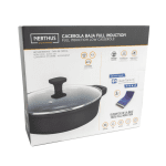 Индукционна плитка тенджера със стъклен капак Ø 32 см, Nerthus Испания