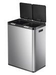 Кош за разделно събиране 2 x 30 л ESSENTIAL TOUCH - хром мат, EKO EUROPE Холандия