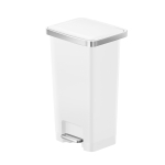 Кош за отпадъци с педал 45 л HANA II-  бял,EKO EUROPE Холандия