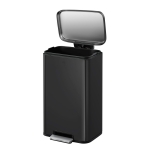 Кош за отпадъци с педал 30 л MADISON - черен/мат, EKO EUROPE Холандия