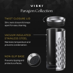 Термочаша с керамично покритие 470 мл PARAGON - цвят злато, VISKI Америка