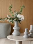 Керамична ваза 18 см RENCA, размер S - цвят Pine Green, BLOMUS Германия