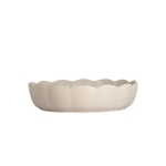 Керамична форма MADELEINE ROUND DISH, цвят екрю, EMILE HENRY Франция