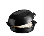 Форма за печене с капак BBQ CHEESE BAKER, Ø 20 см, цвят трюфел, EMILE HENRY Франция