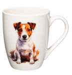 Порцеланова чаша с дръжка Джак Ръсел териер - 340 мл, 4LIVING 