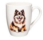 Порцеланова чаша с дръжка Финландски лапхунд - 340 мл, 4LIVING 