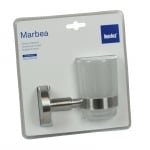 Поставка/Чаша за четки за зъби Marbea, неръждаема стомана мат, за стенен монтаж, KELA Германия