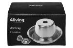 Функционален стоманен пепелник 4LIVING с капак