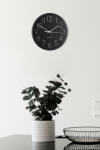 Часовник за стена Hour -  черен - Ø 25 см, 4LIVING 